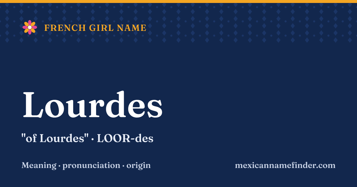 Lourdes means of Lourdes